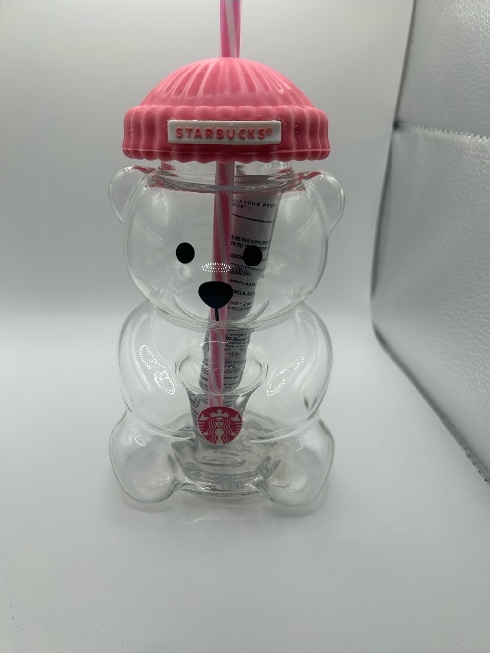 RARE Pink Starbucks Glass Bearista Cup - Picture 6 of 10